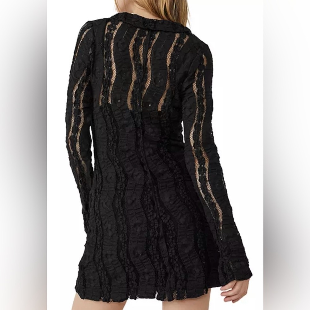NWT Free People Shayla Lace Mini Dress - Picture 7 of 15